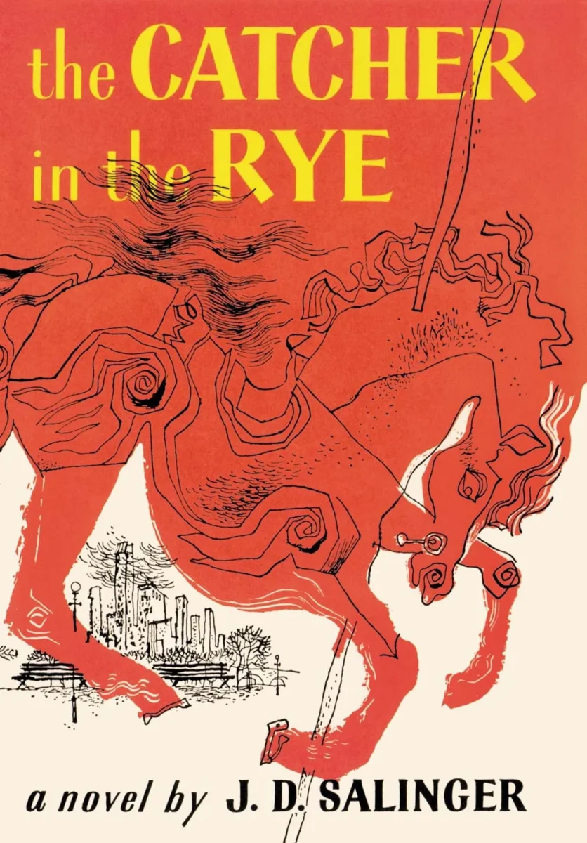 The iconic cover of The Catcher in the Rye.