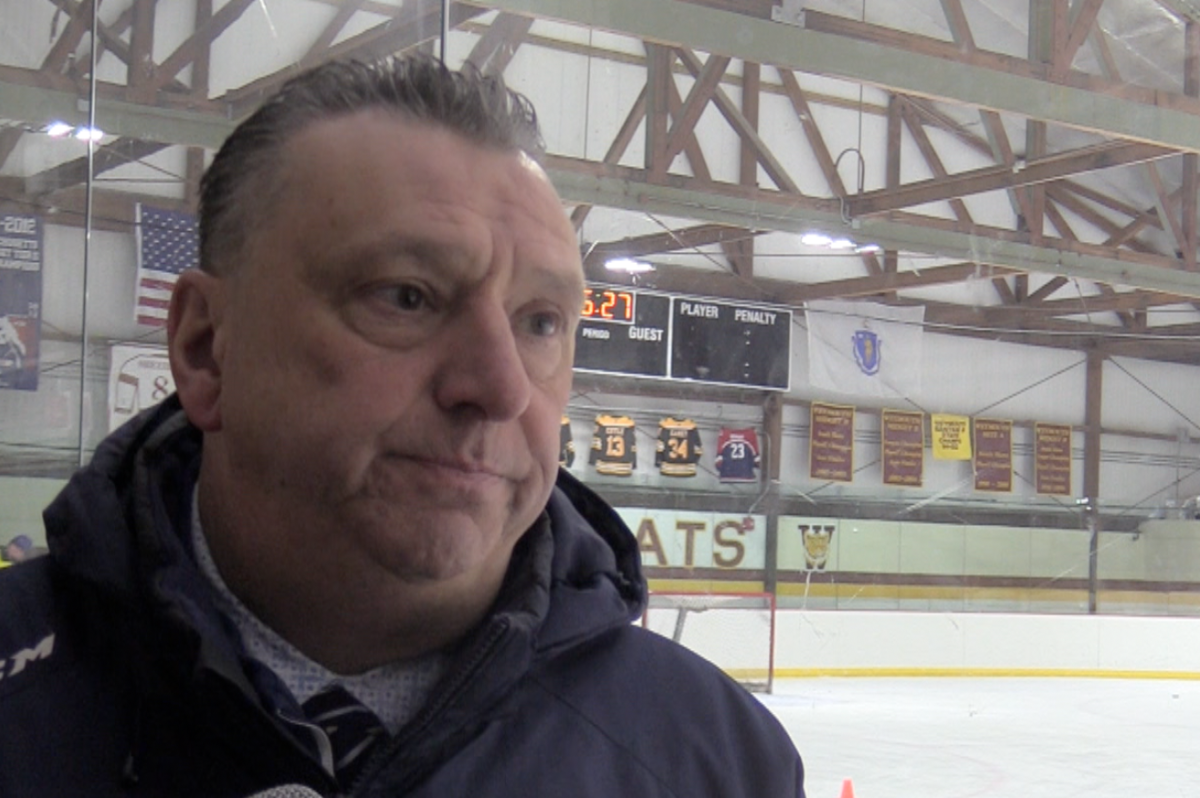 Boys Varsity Hockey Head Coach David Fasano earned his first win with the Braintree Wamps in the 2000-2001 season.