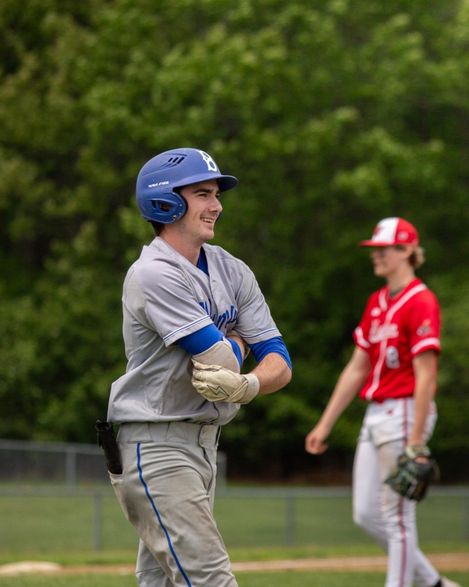 Senior Cam Crook after getting walked at Veteran's Stadium, on May 17th, 2025.