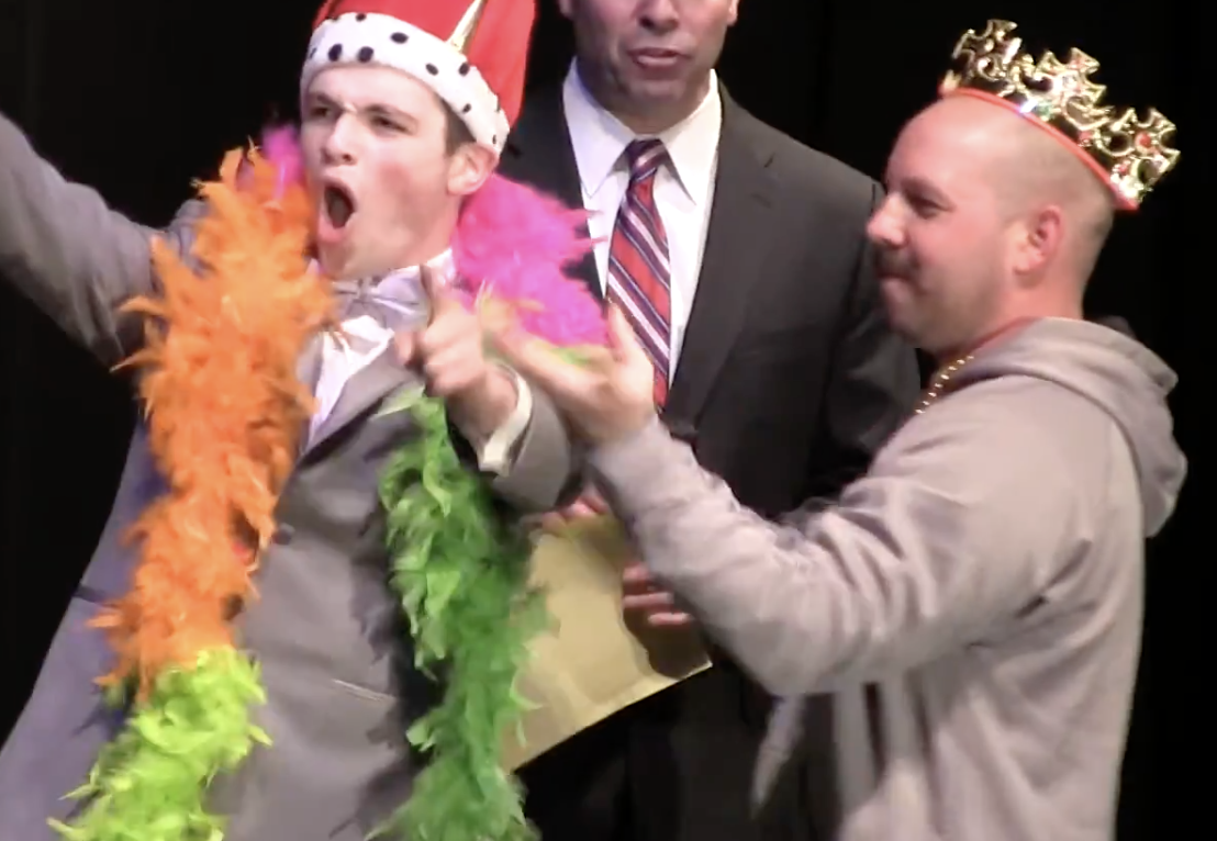 Tom Doherty was crowned "Mr. BHS" by Mr. Duffy at the Mr. BHS show in April 2016.
