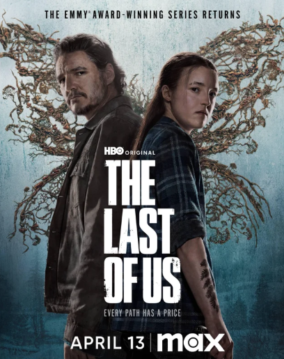 Poster from Season Two of "The Last of Us" on HBO, image from Bleeding Cool. 