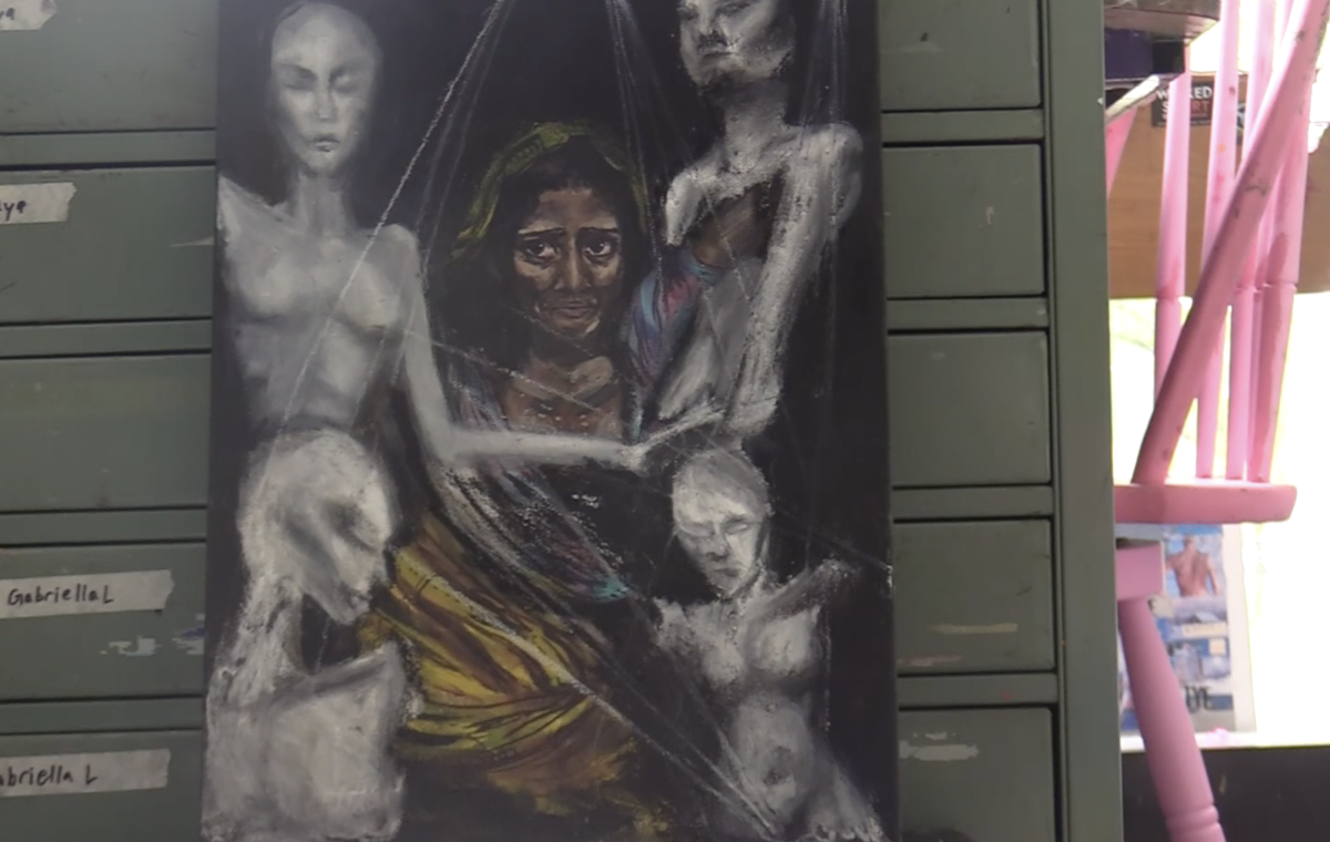 Mankowski Explores Fast Fashion in AP Art