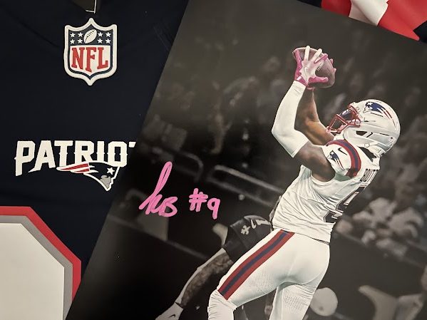 Signed photo given by Kayshon Boutte at The South Shore Plaza on December 19th.