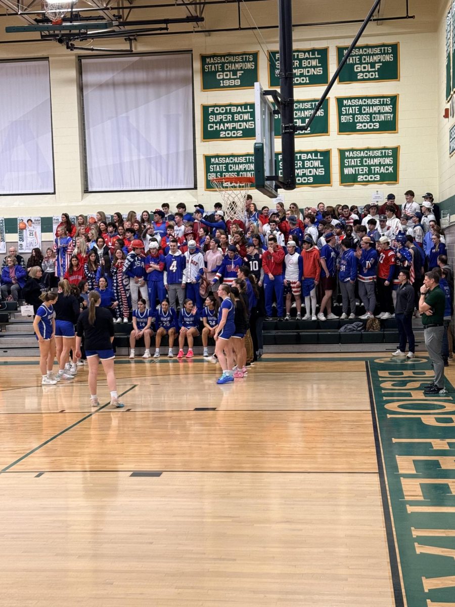 The student section was packed for the quarter final game at Bishop Feehan, March 6th, 2026.